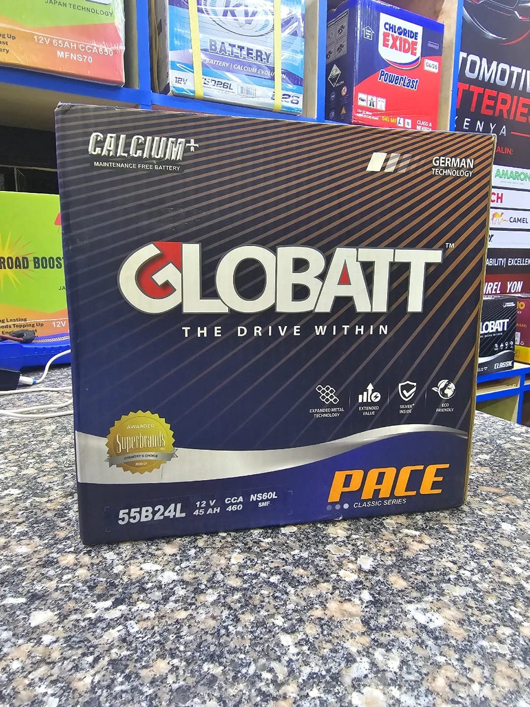 Globatt NS60L 45Ah Car Battery