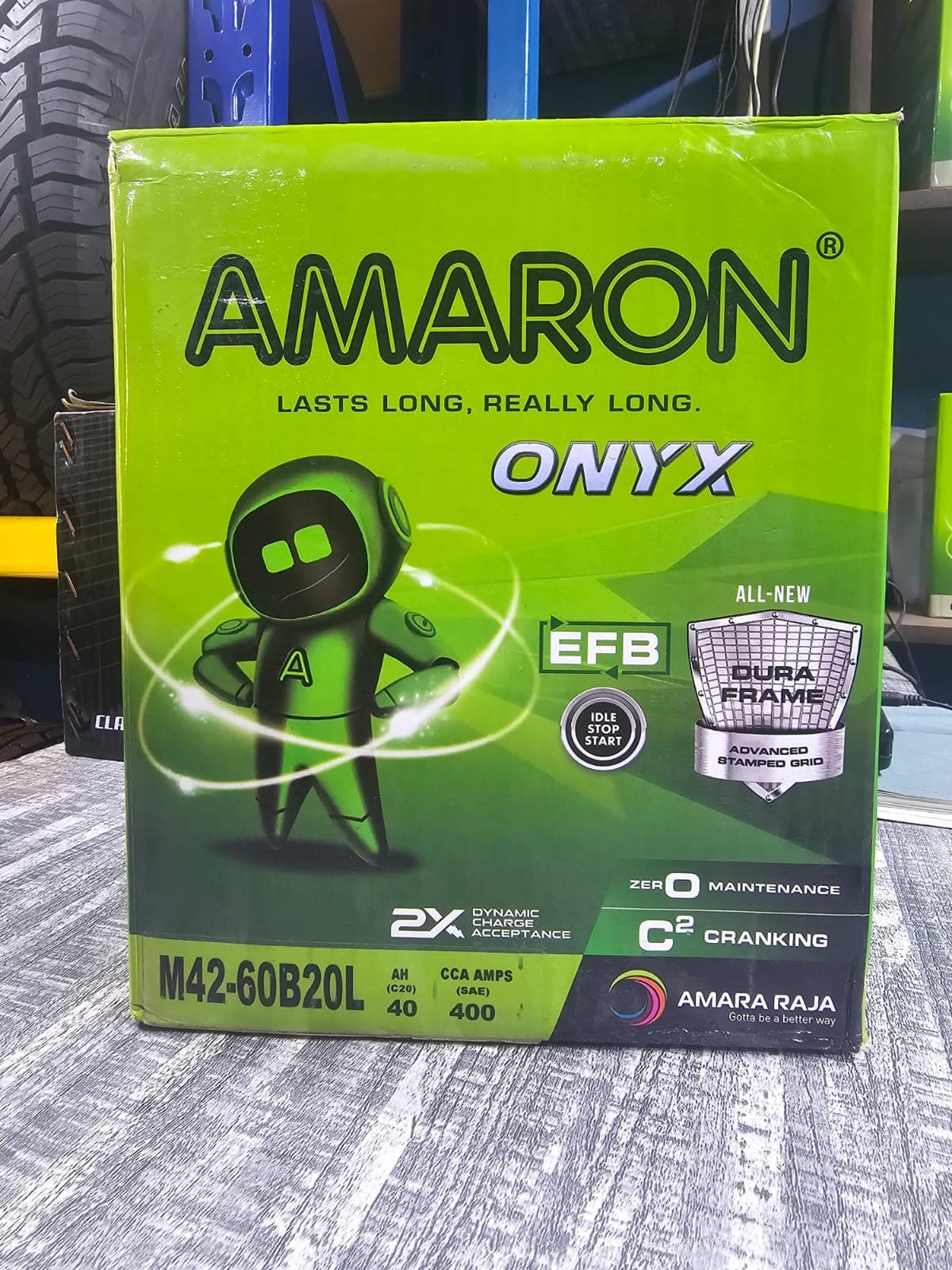 Amaron NS40 40Ah EFB Start-Stop Battery
